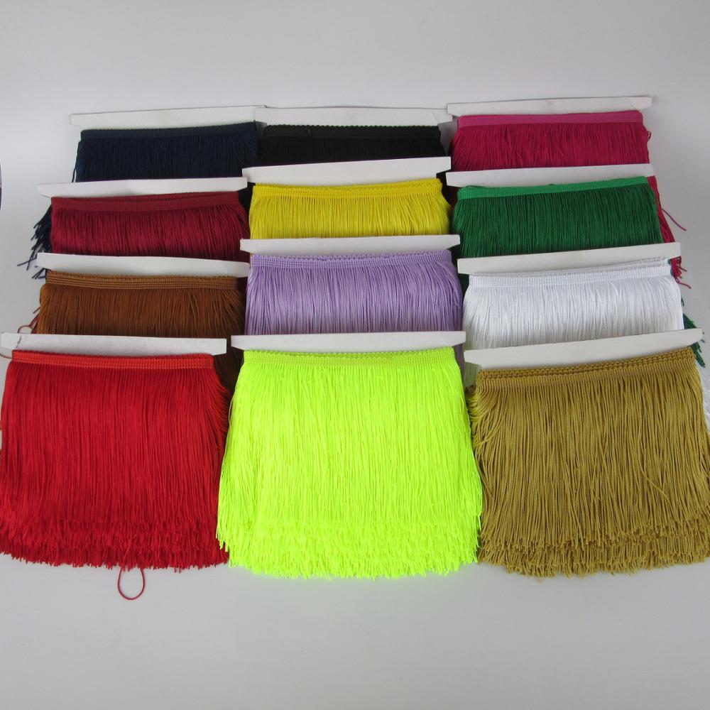 Fringe Ribbon Sewing - 10 jardas de pacote 15cm de