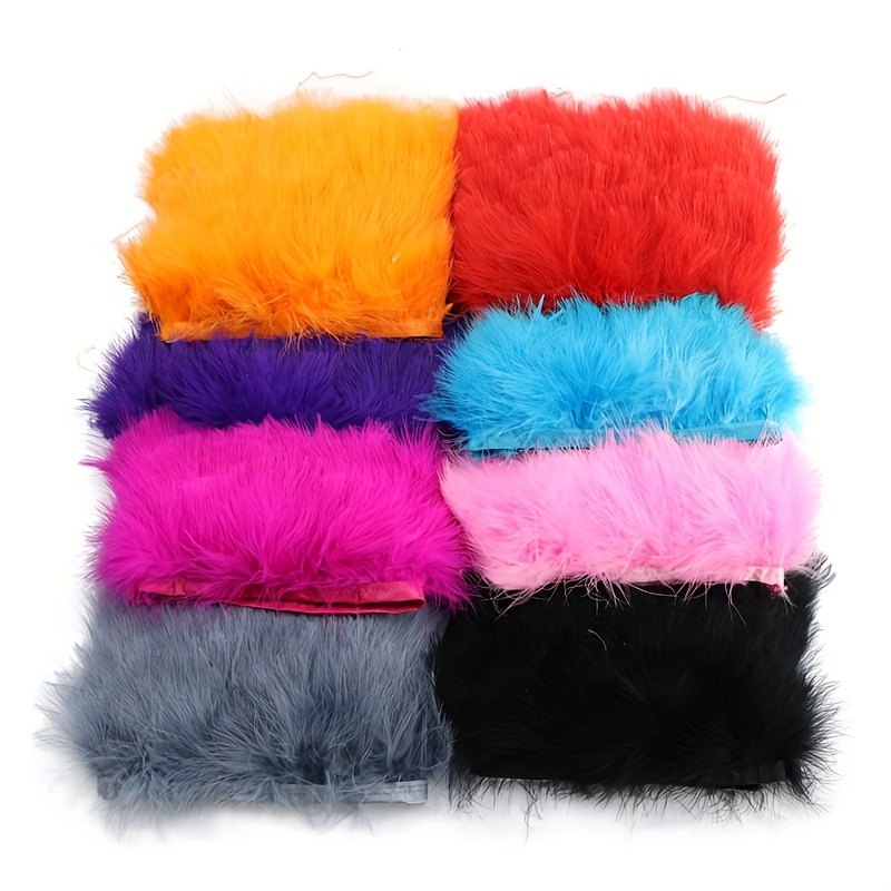 Feather Trim Marabou - Fita de Franja com Penas de