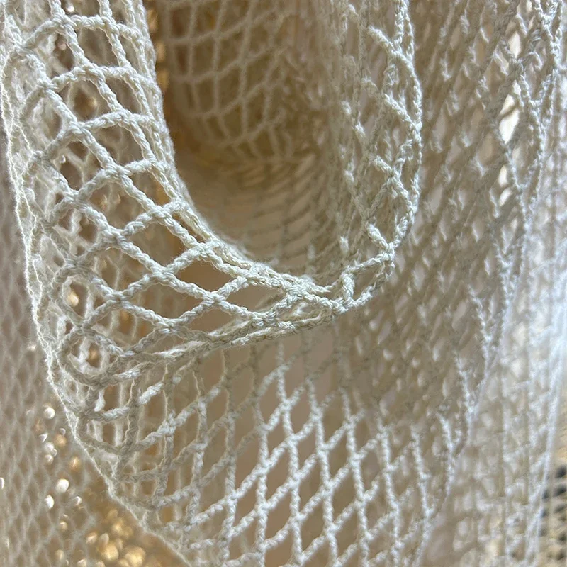 Crystal Mesh Fabric - Algodão linho pesca tela líquida, grande