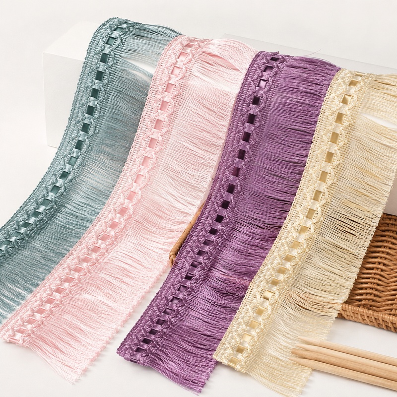 Fringe Ribbon Sewing - Fita de Franja de Nylon de