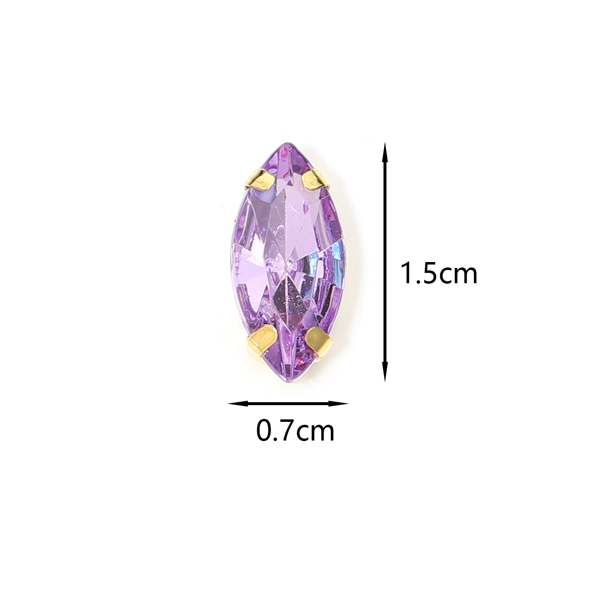 50 pçs forma de olho de cavalo - Sew On Rhinestone avaliação e preço