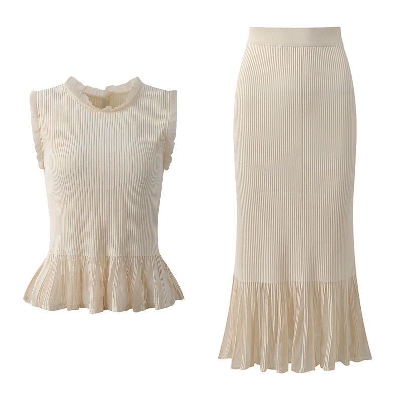 Conjunto Feminino de Verão 202 - Elastic Lace Trim avaliação e preço
