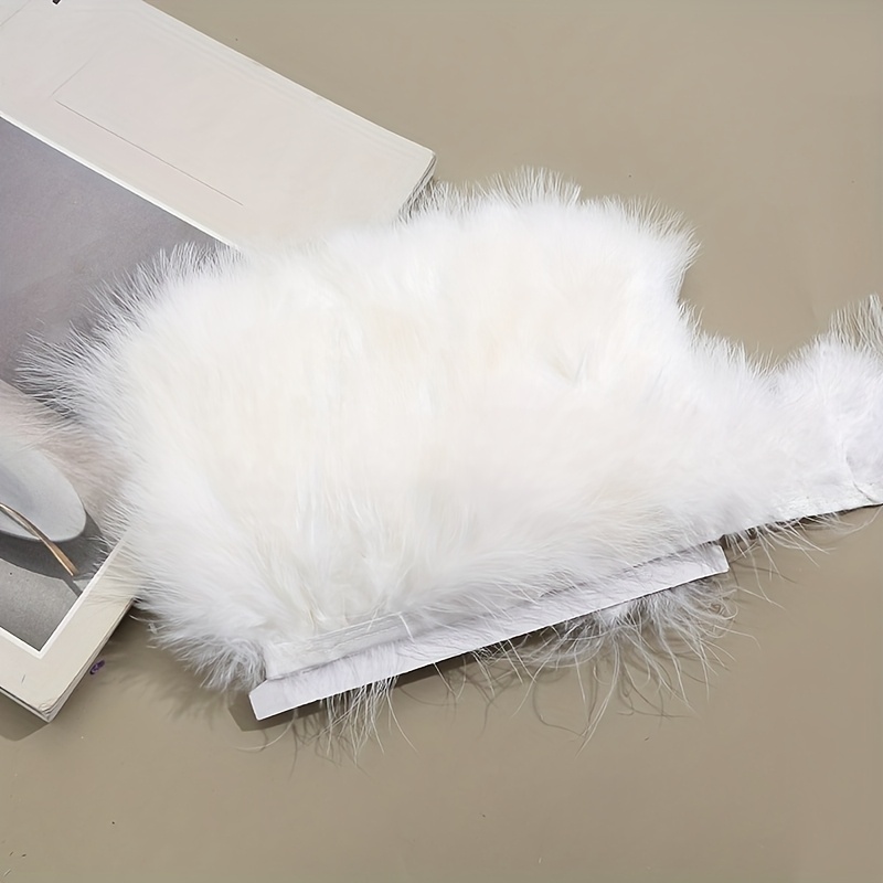 Fita de Franja com Penas de Pe - Feather Trim Marabou avaliação e preço