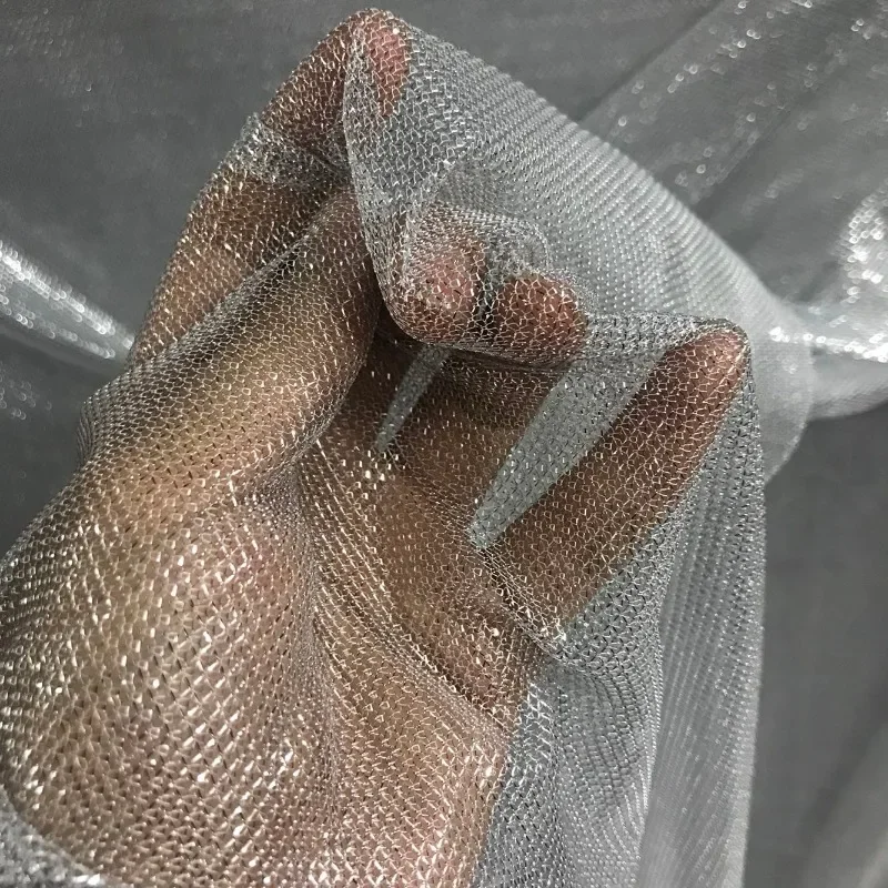 Malha elástica tecido brilhant - Crystal Mesh Fabric avaliação e preço