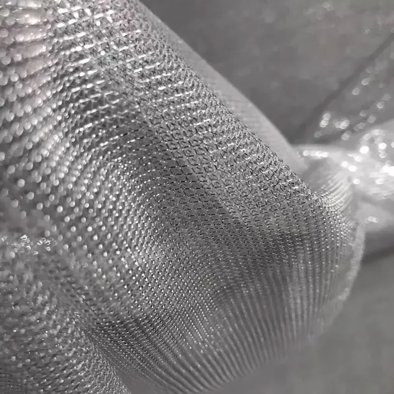 Malha elástica tecido brilhant - Crystal Mesh Fabric avaliação e preço