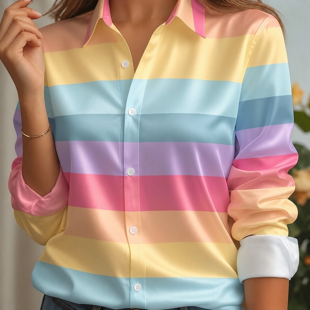 Camisa Feminina de Cetim com G - Embellish Knit avaliação e preço