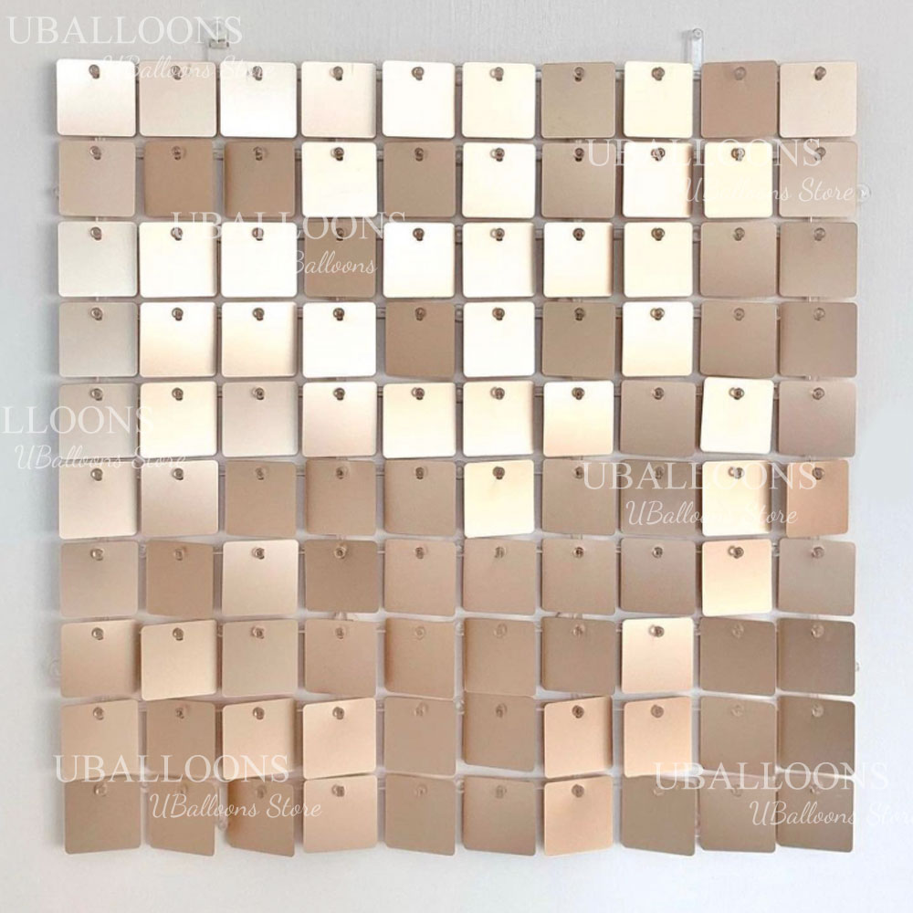 Painéis de Lantejoulas Dourada - Sequin Fabric Panel avaliação e preço