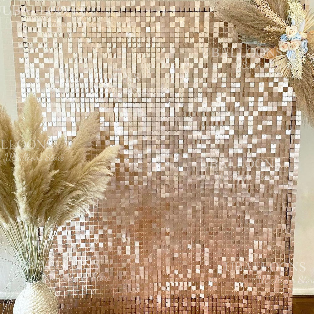 Painéis de Lantejoulas Dourada - Sequin Fabric Panel avaliação e preço