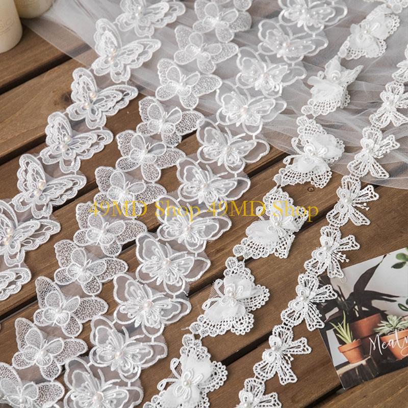 49md 1 jarda laço para borbole - Lace Ribbon Trim avaliação e preço