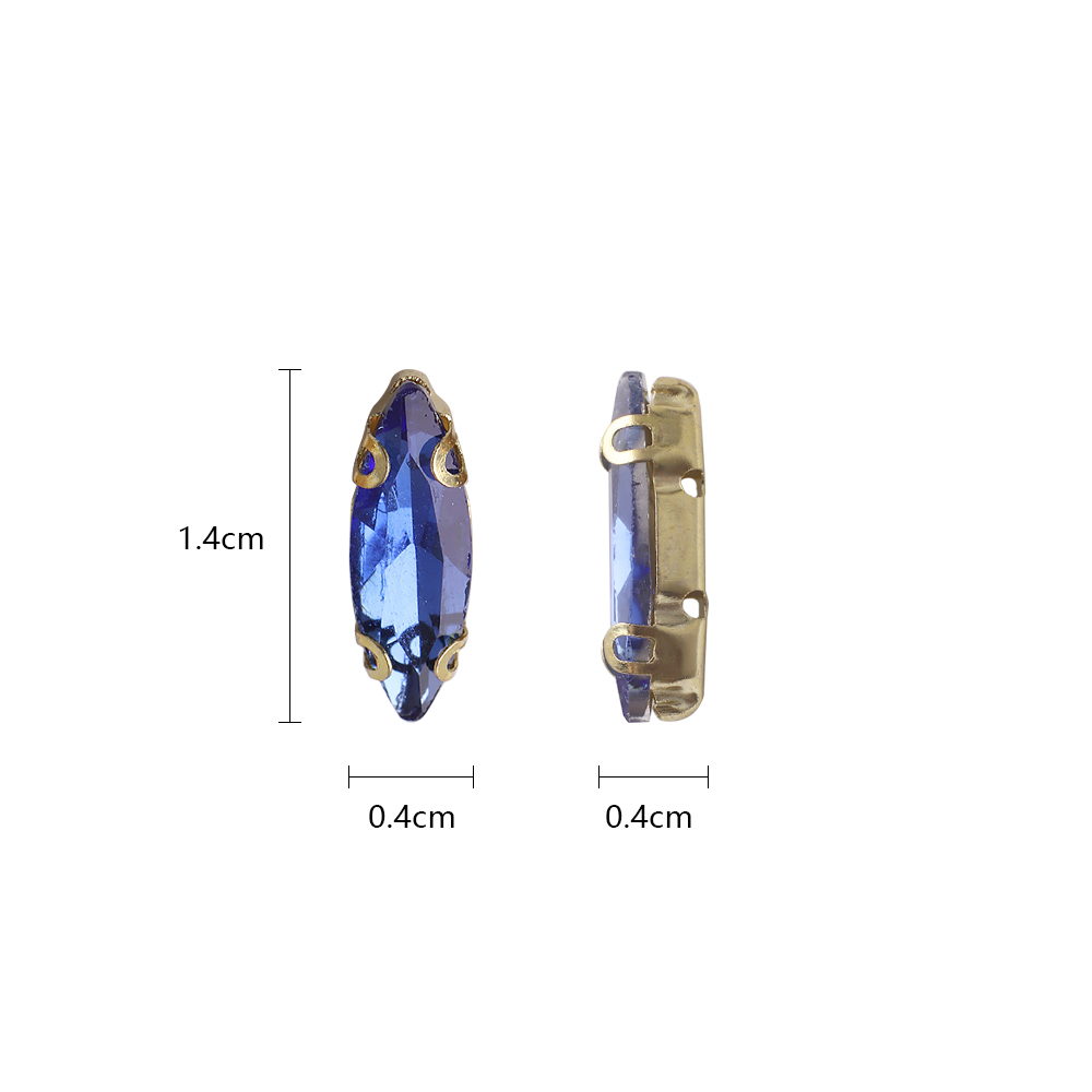 Olho de cavalo Pedra de Crista - Sew On Rhinestone avaliação e preço