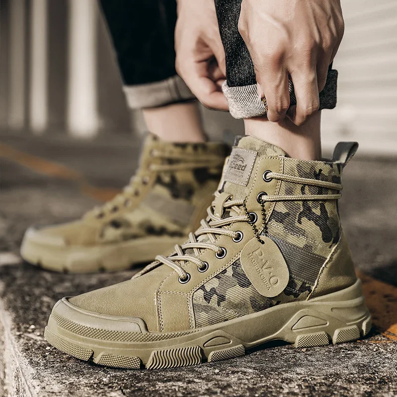Botas de cano alto para homens - Guipure Lace Panel avaliação e preço