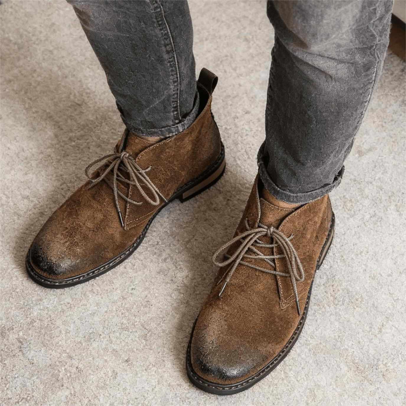 Botas de Couro Retrô Confortáv - Guipure Lace Panel avaliação e preço