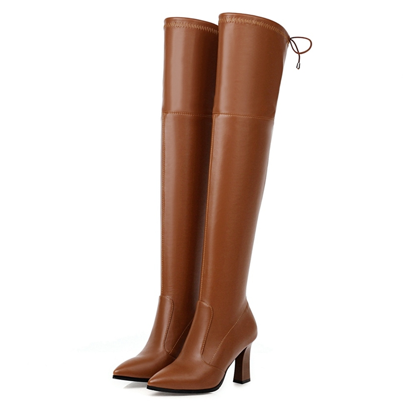 Elástico coxa botas altas sapa - Guipure Lace Panel avaliação e preço