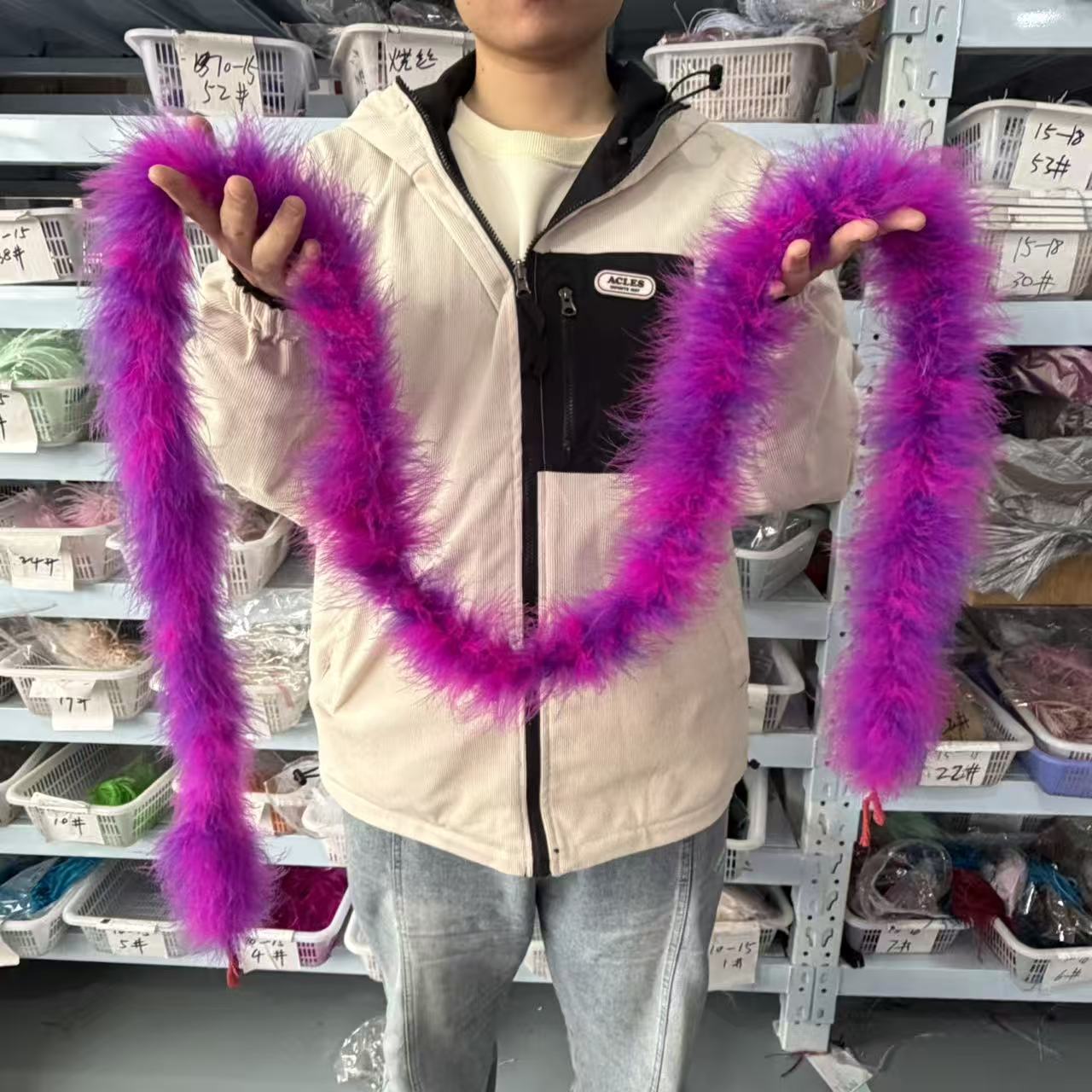 Boa de Penas de Marabu Multico - Feather Trim Marabou avaliação e preço