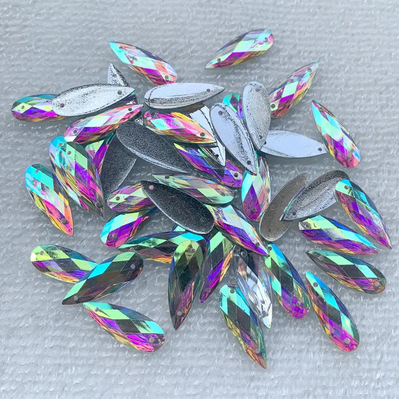 40 peças de strass de resina b - Sew On Rhinestone avaliação e preço