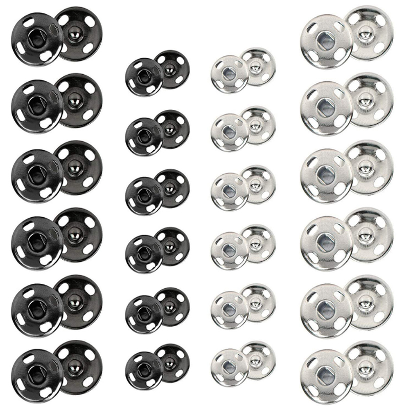 10/50 conjunto 8-10mm metal co - Iron On Stud Set avaliação e preço
