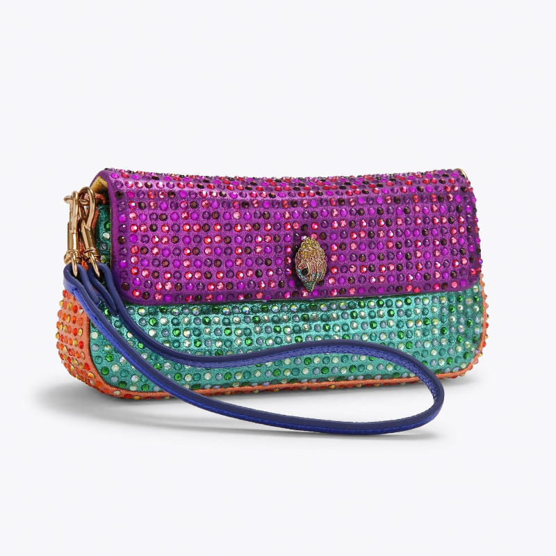 Bolsa de Ombro de Luxo para Mu - Sequin Fabric Panel avaliação e preço