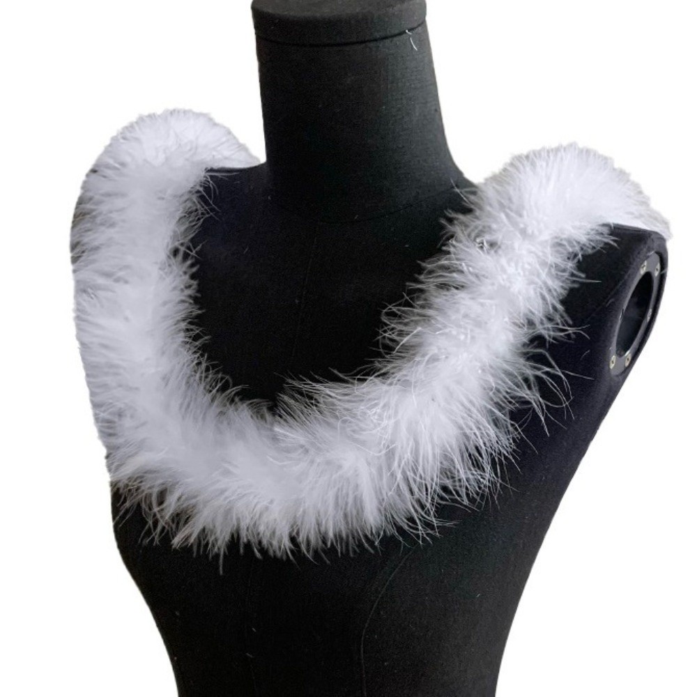 Tira de punho boa de penas de  - Feather Trim Marabou avaliação e preço