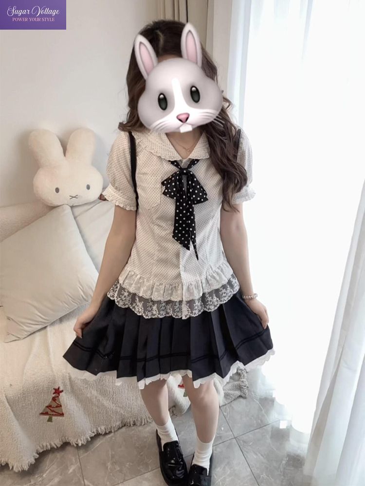 Novo Conjunto Doce Coquette de - Elastic Lace Trim avaliação e preço