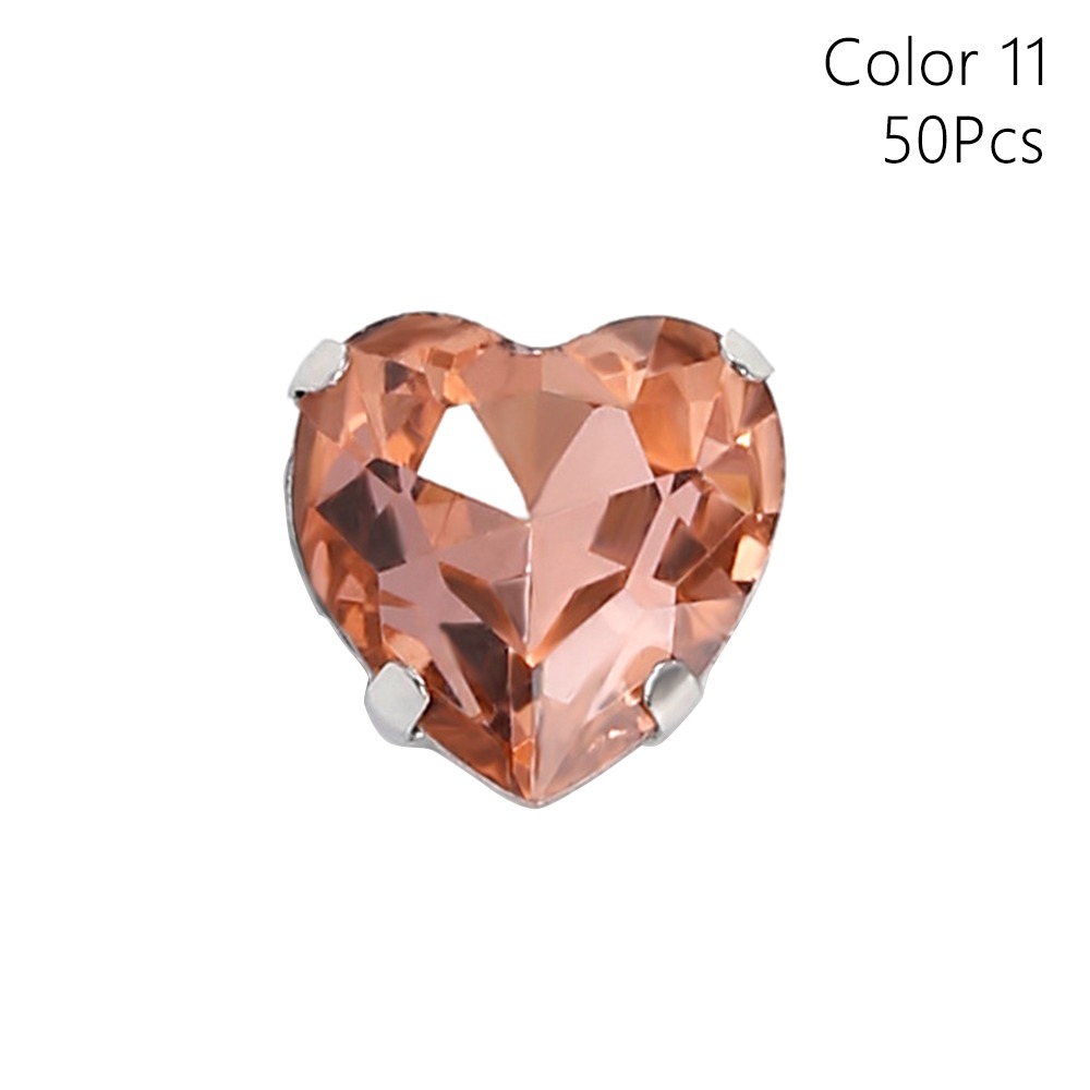 Pacote com 50 Peças de Strass  - Sew On Rhinestone avaliação e preço