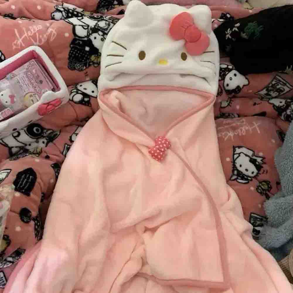 Cobertor com Capuz Hello Kitty - Embellish Knit avaliação e preço